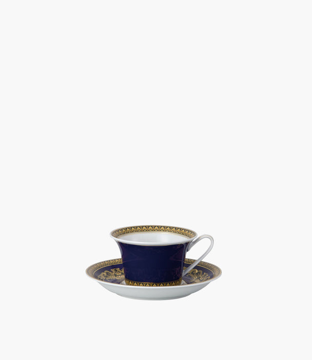 Medusa Blau Cup & Saucer low