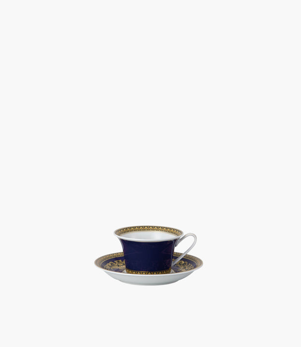 Medusa Blau Cup & Saucer low