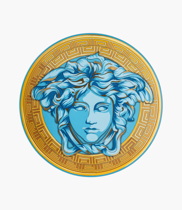 Medusa Amplified Blue Service Plate 33 Cm