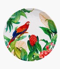 Parrot 28 cm Dinner Plate Melamine 1pc - Roomours UAE