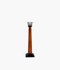 Taper Candle Holder Big D/Amber 9*9*34cm