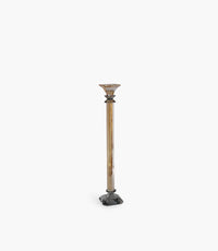 Taper Candle Holder Amber Big 11.8*11.8*66cm