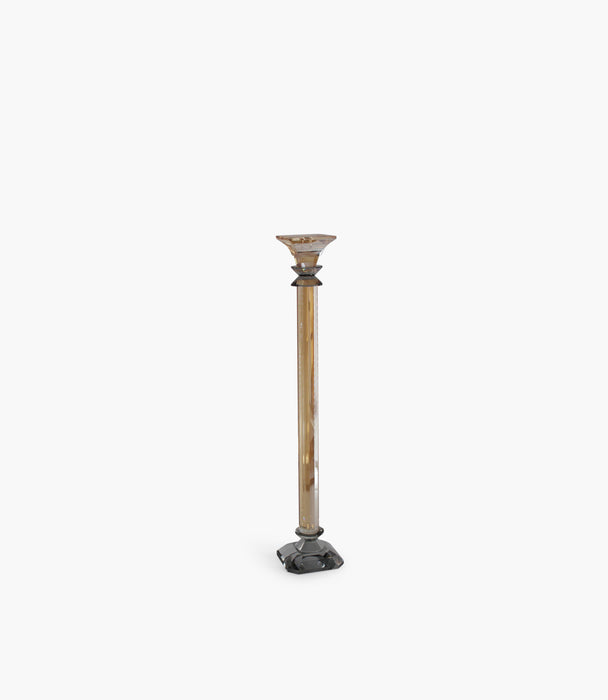 Taper Candle Holder Amber Big 11.8*11.8*66cm