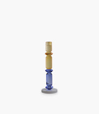 Taper Candle Holder Blue Medium 10*10*31cm