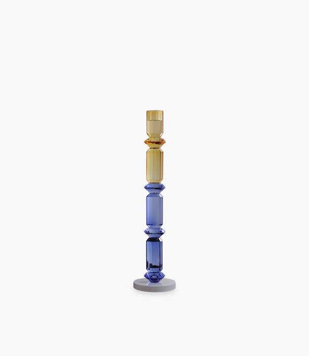Taper Candle Holder Blue Big 10*10*41.3cm