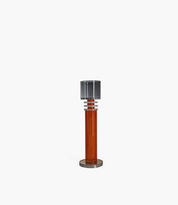 Pillar Candle Holder Orange Big 12*12*42cm