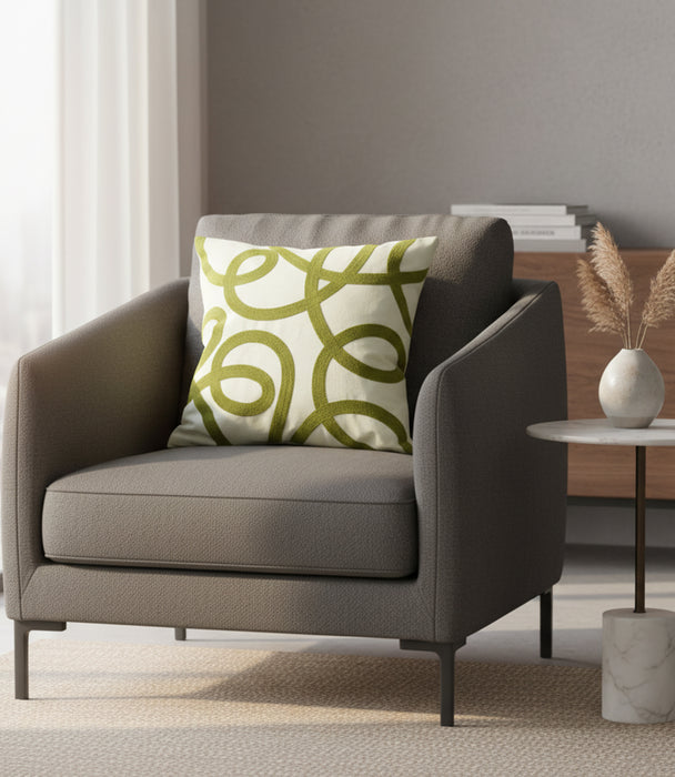 Lines Green Cushion 45*45cm