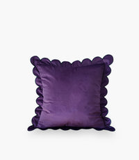 Wavy Edge Purple Cushion 45*45cm