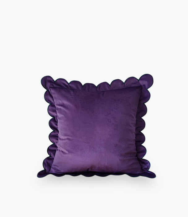Wavy Edge Purple Cushion 45*45cm