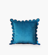 Wavy Edge Blue Cushion 45*45cm