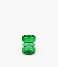 Contour Green Glass Vase 18*18*25cm
