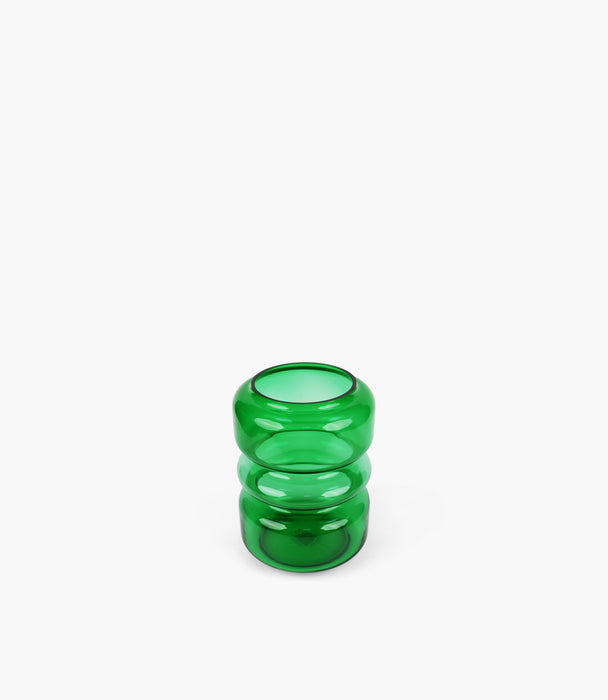Contour Green Glass Vase 18*18*25cm