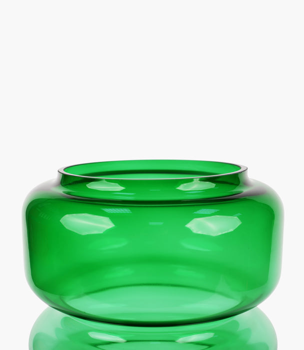 Contour Green Glass Vase 18*18*25cm