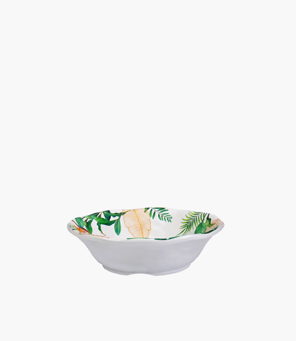 Flower Melamine Red Bowl 18 Cm 1Pc