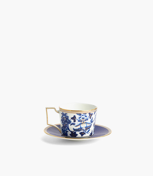 Hibiscus Teacup and Saucer 2P Set Iconic - Roomours UAE