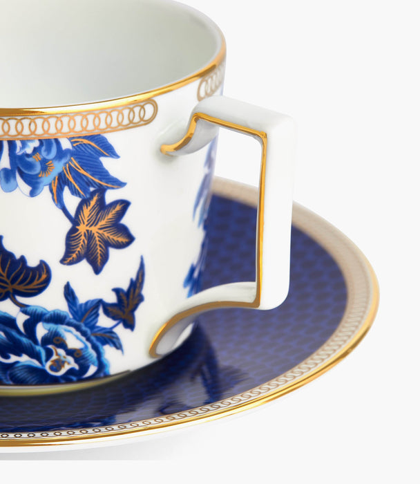 Hibiscus Teacup and Saucer 2P Set Iconic - Roomours UAE