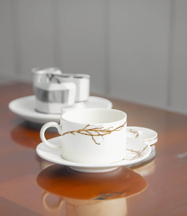 Vera Wang Jardin Teacup and Saucer Set - Roomours UAE