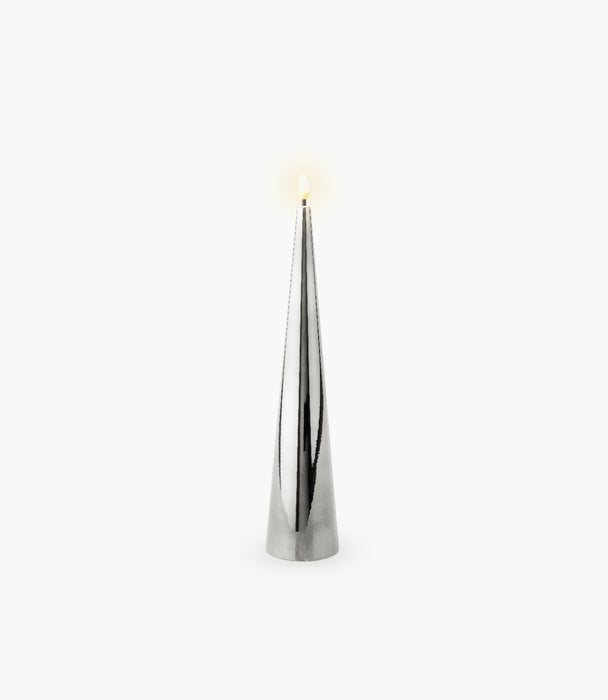 Led Wick Candle Plastic Cone w/Flat Top Steady Ø54, 27.5cm