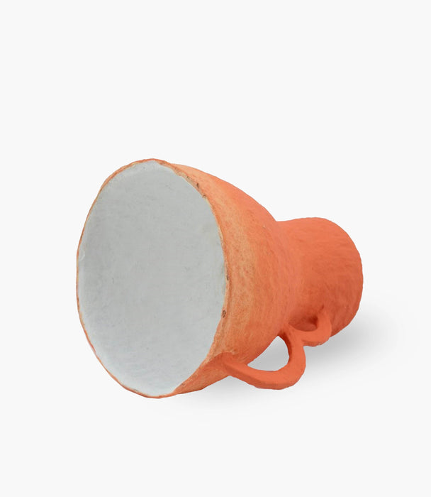 Cotton Mache Vase 
20 x 23cm - Roomours UAE