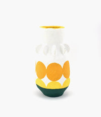 Cotton Mache Vase 
13 x 25cm - Roomours UAE