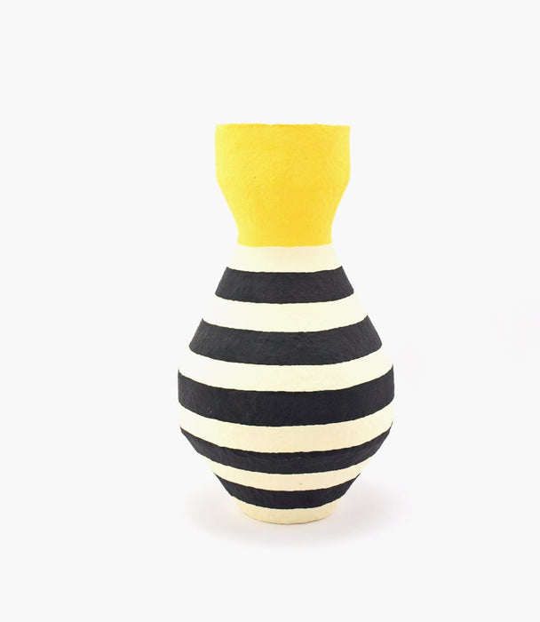 Cotton Mache Vase 
24 x 44cm - Roomours UAE