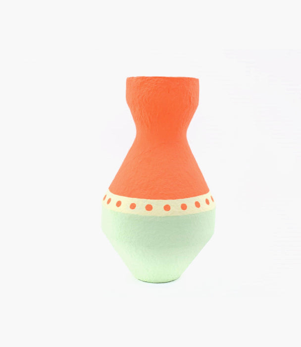 Cotton Mache Vase 
24 x 44cm - Roomours UAE