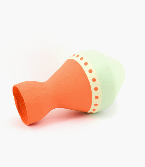 Cotton Mache Vase 
24 x 44cm - Roomours UAE