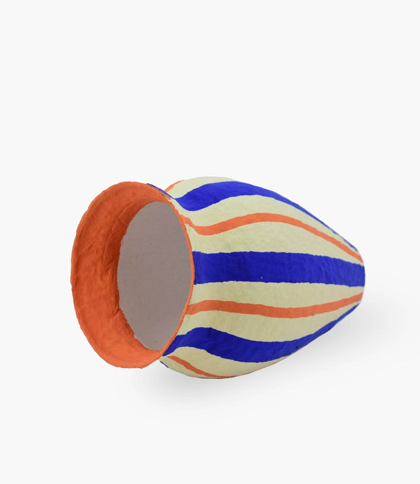Cotton Mache Vase 
17 x 25cm - Roomours UAE