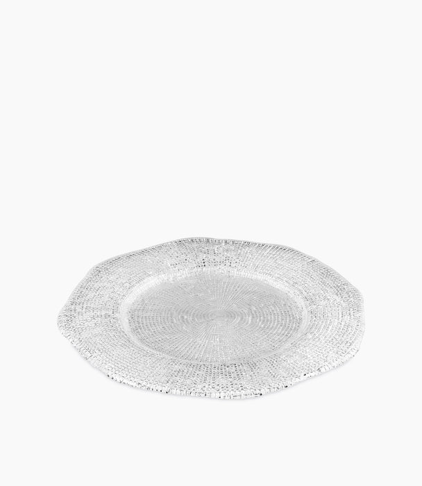 Diamante' Clear Charger Plate 34 cm