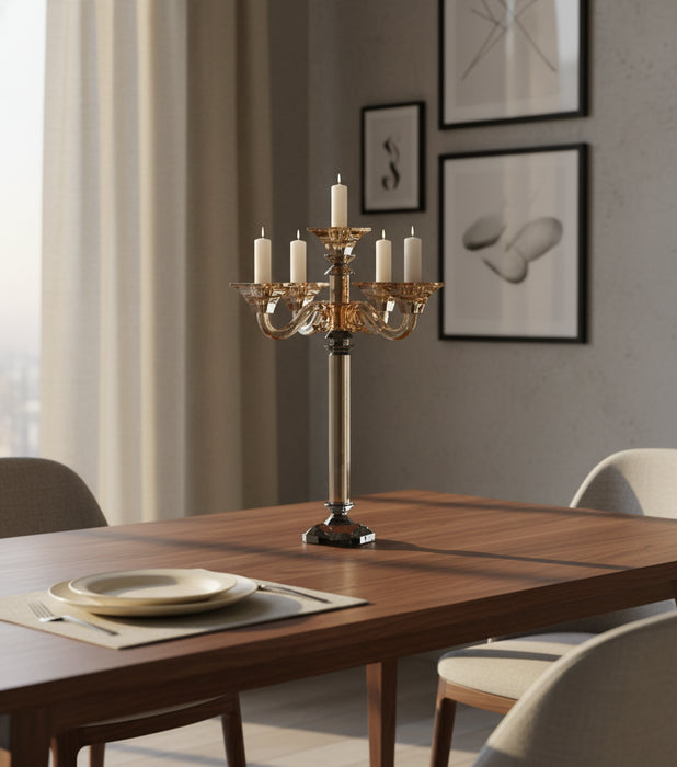 Candle Holder Gold 5 Arms 44*44*59.8cm