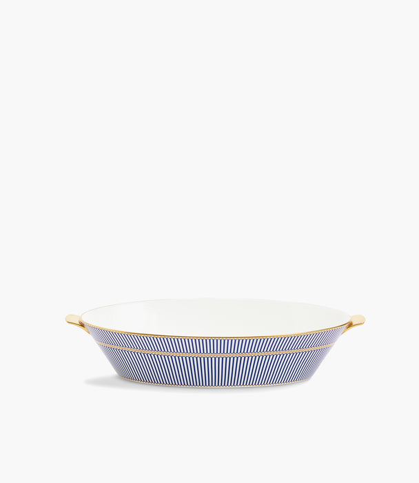 Anthemion Blue Oval Serv Bowl 1.3L