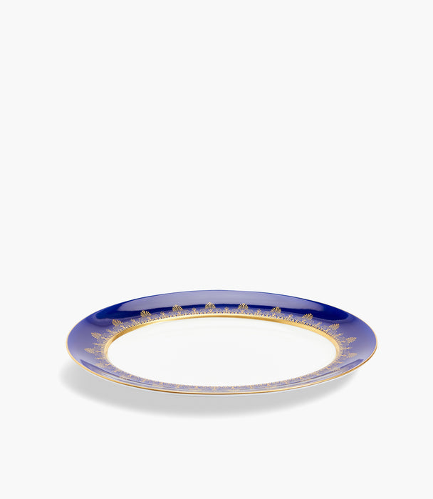 Anthemion Blue Oval Platter 35cm