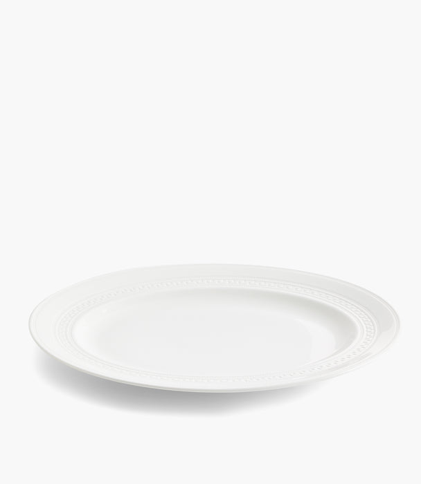 طبق بيضاوي أبيض من "إنتاغليو" ٣٣ سم