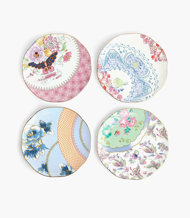 Butterfly Bloom Plate 20.8Cm, Set Of 4 - Roomours UAE