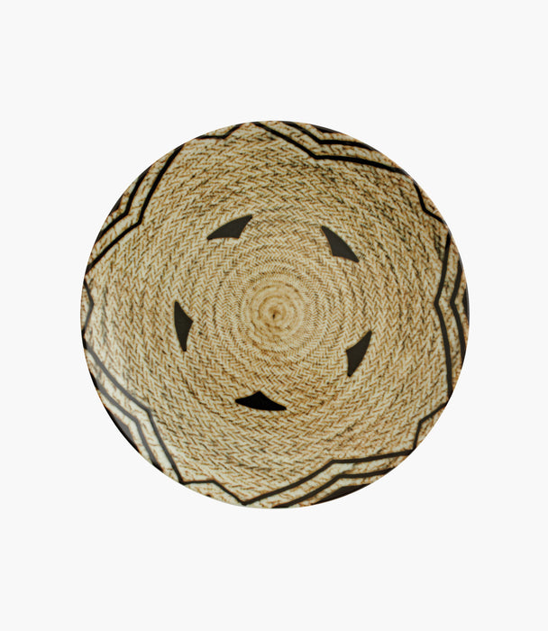 Tribal Mood Beige Decor C Flat Plate Porcelain 20cm