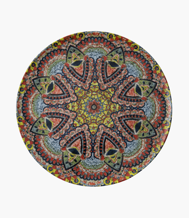Mandala C Plate Flat Porcelain 32cm