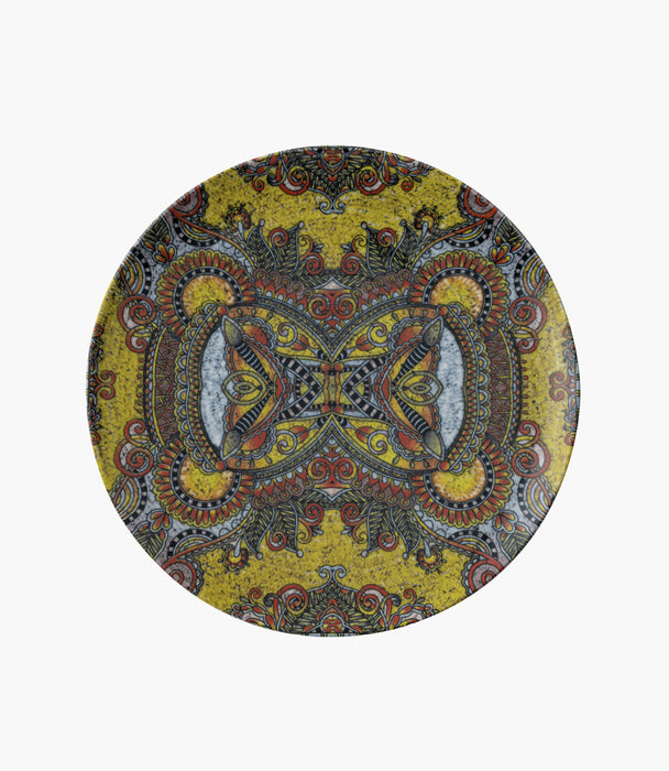 Mandala D Plate Flat Porcelain 27.5cm