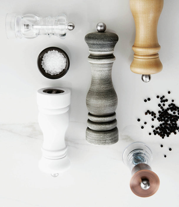 Pepper Mill Wood Black Antique 32cm - Roomours UAE
