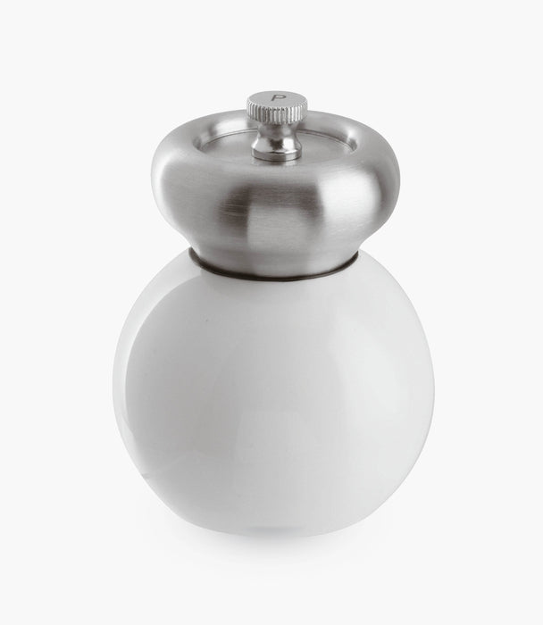 Pepper Mill S/Steel Acrylic White Gloss 10cm - Roomours UAE