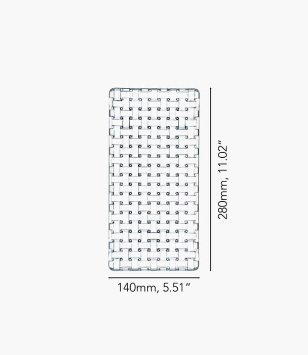 Bossa Nova Rectangular Plate 28cm