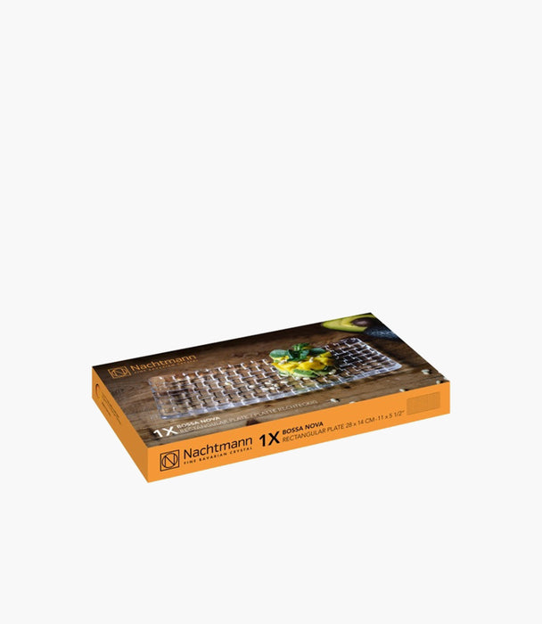 Bossa Nova Rectangular Plate 28cm