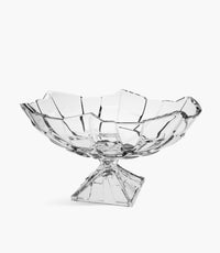 Sydney Crystal Footed Oval Bowl 38cm