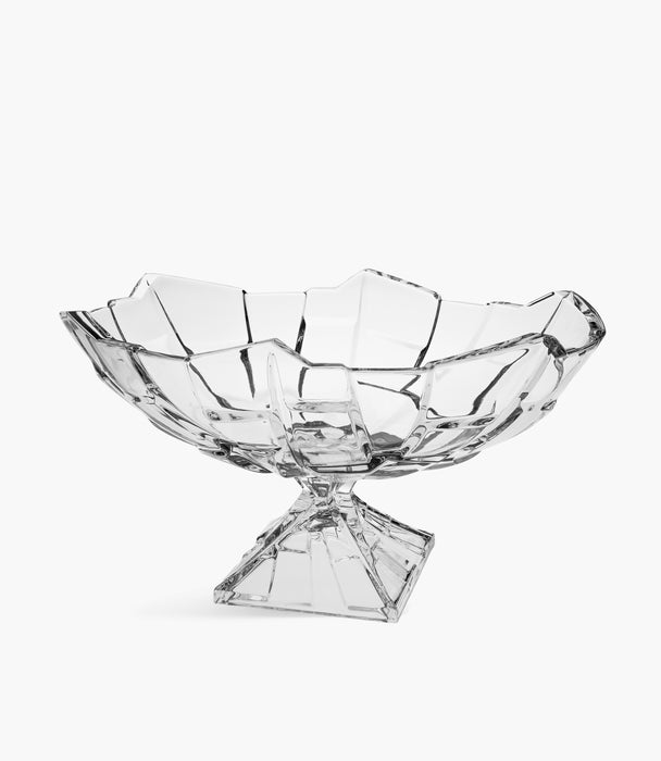 Sydney Crystal Footed Oval Bowl 38cm