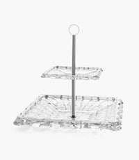 Cascade Crystal Two-Tier Plate 30.5cm