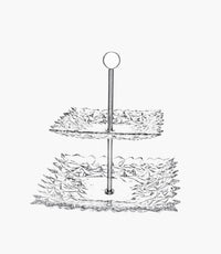 Glacier Crystal Two-Tier Plate 30.5cm