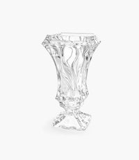 Bamboo Crystal Square Base Vase 30cm