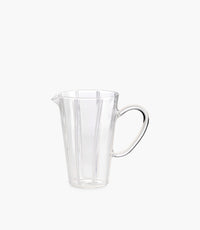 Soul Borosilicate Glass Jug – Light Blue Stripes, 1.2L