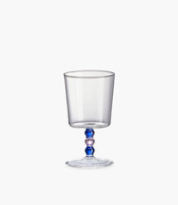 Collier Pink & Blue Short Borosilicate Stem Glasses S/2