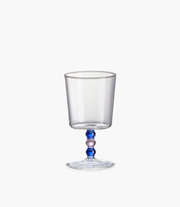 Collier Pink & Blue Short Borosilicate Stem Glasses S/2