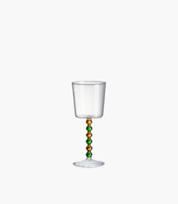 Collier Amber & Green Tall Borosilicate Stem Glasses S/2
